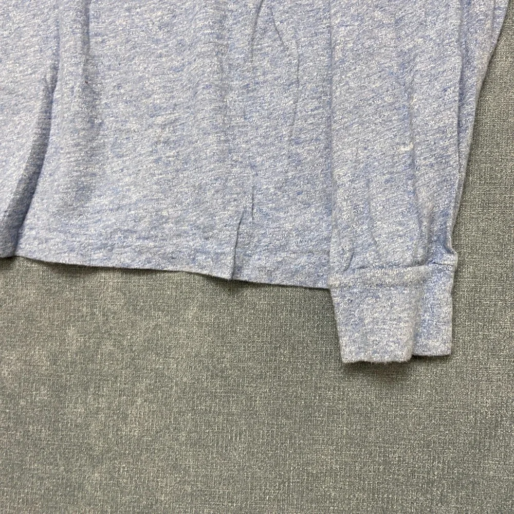 Polo Ralph Lauren Custom Slim Fit Shirt Mens Medium Blue Logo Crew Neck Comfort